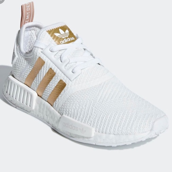 adidas white gold trainers